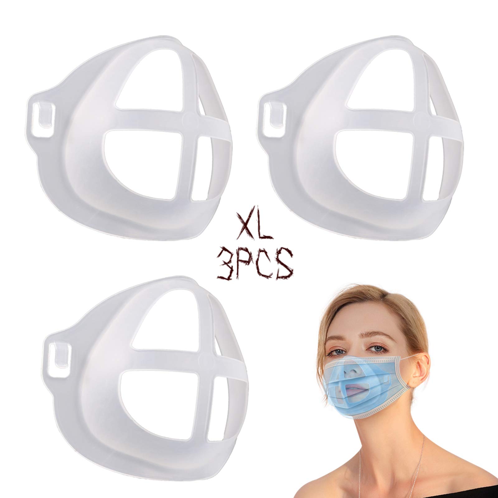 Download Befriadss 3d Face Mask Bracket Xl For Adult Hard Large Face Mask Bracket 3d Mask Shell Mask Internal Support Frame 3pcs Xl Buy Online In Cook Islands At Cook Desertcart Com Productid 205417544