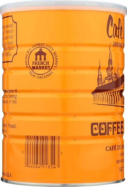CAFE DU MONDE COFFEE CHICORY, 15 OUNCE GROUND