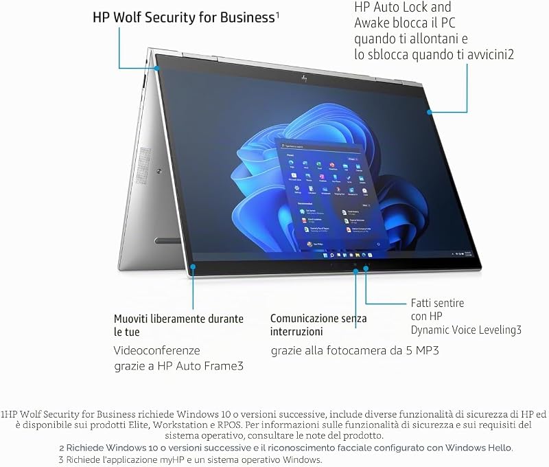 EliteBook x360 1040 G9 6F676EA 14" WUXGA IPS Touch, Intel i5-1235U, 16GB RAM, 512GB SSD, Windows 11 Pro
