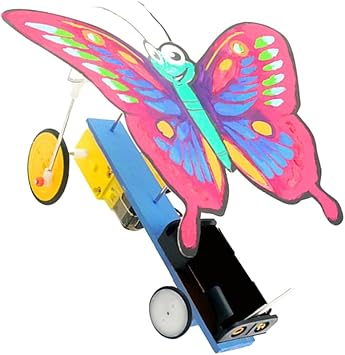 NYLSA Kids DIY Electric Butterfly Model Scientific Experiment Model Kit Educational Toy