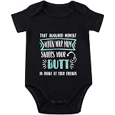 listery Funny Baby Bodysuit Funny Baby Clothes That Awkward Moment When Your Mom For Babies