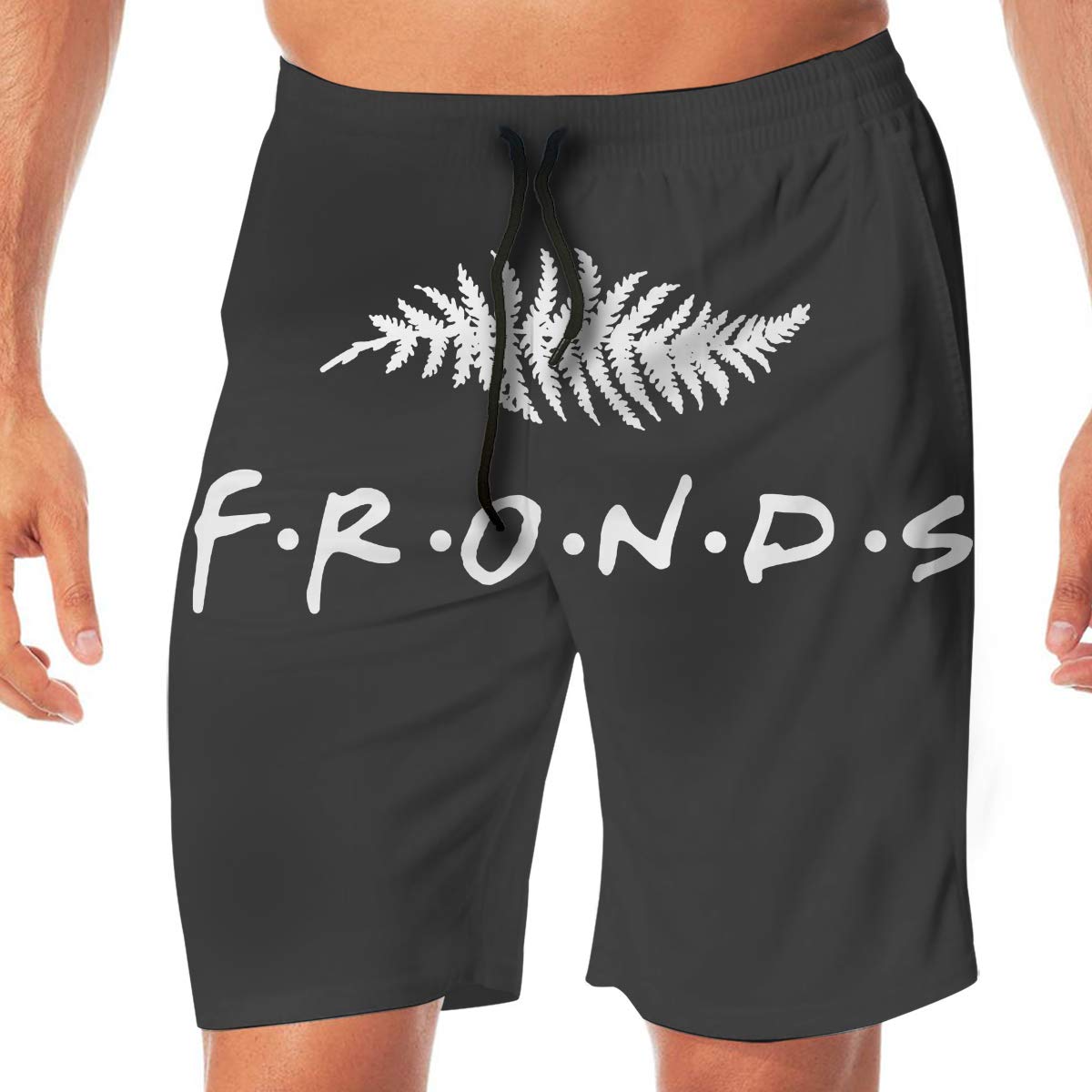 Fa Ra Oa Na Da S Print Mens Beach Shorts Casual Shorts Swim Trunks