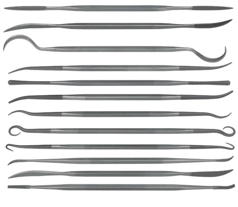 Grobet Swiss Pattern Files Diesinker Riffler File Assorted Set of 12 6