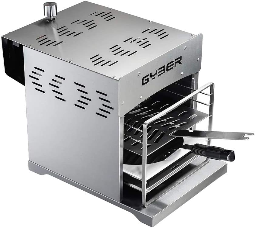 review Dutton Propane Gas Grill Single Cooking and Outdoor Grilling Fast, Efficient Heating Element Stainless Steel