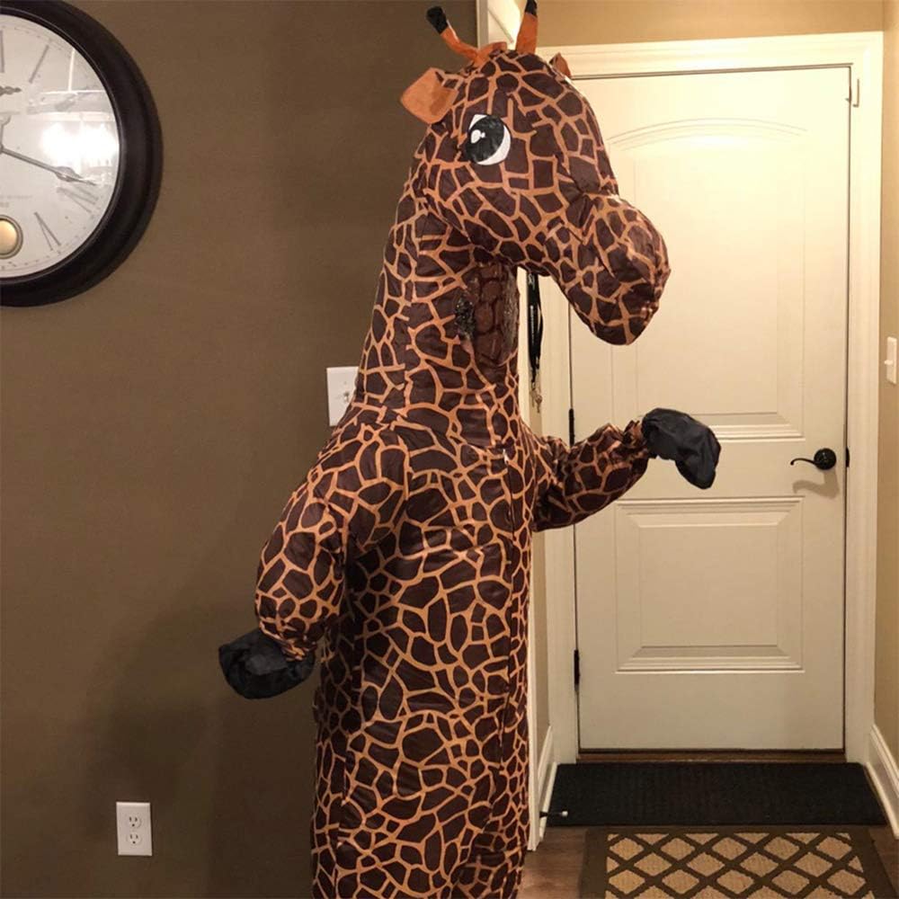 Inflatable Costume for Adult Shark/Giraffe/Evil Banana Costume Air Blow ...