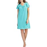 Fishers Finery Women's EcoFabric Short Sleeve Nightgown; Relaxed Fit