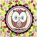1st Birthday Owl Party Look Whoo's 1 Pink Lunch Napkins (16)