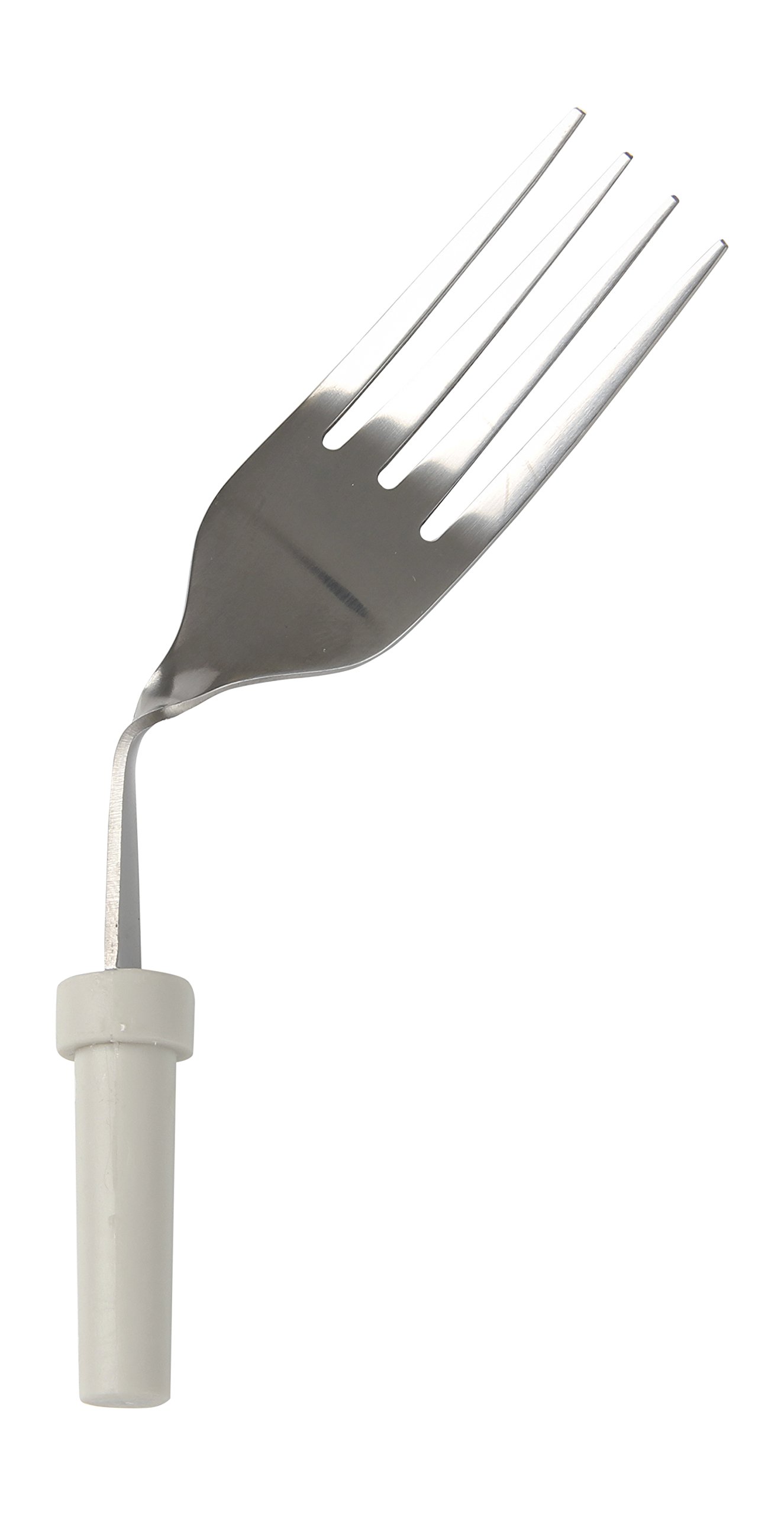 Homecraft Kings Angled Cutlery Utensils, Left Handed Fork, (Eligible for VAT Relief in the UK) Adaptive Dining Aid for Limited Wrist or Arm Movement, Elderly, Disabled, Arthritis, Make Eating Easier