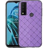 Furiet for TCL 30XE/30V/4X/20AX/20A/20R/Bremen 5G Case Women Men Purple | Rugged Slim Thin, Anti-Slip, Fit Rubber TPU Mobile Phone Protection Cover for TLC T601DL 30 XE XE5G V 20 AX R A 6.67
