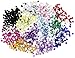 Premium MASH 1200 Piece 12 Color Nail Art Nailart 3D Design Heart Shape Rhinestones