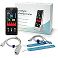Pulse Oximeter Fingertip Infant Pulse Oximeter Overnight for Kids Handheld Blood Oxygen Saturation Monitor for SpO2 and Pulse Rate Continuous Infant Monitoring Baby Oxygen Monitor & Adult Finger Spot