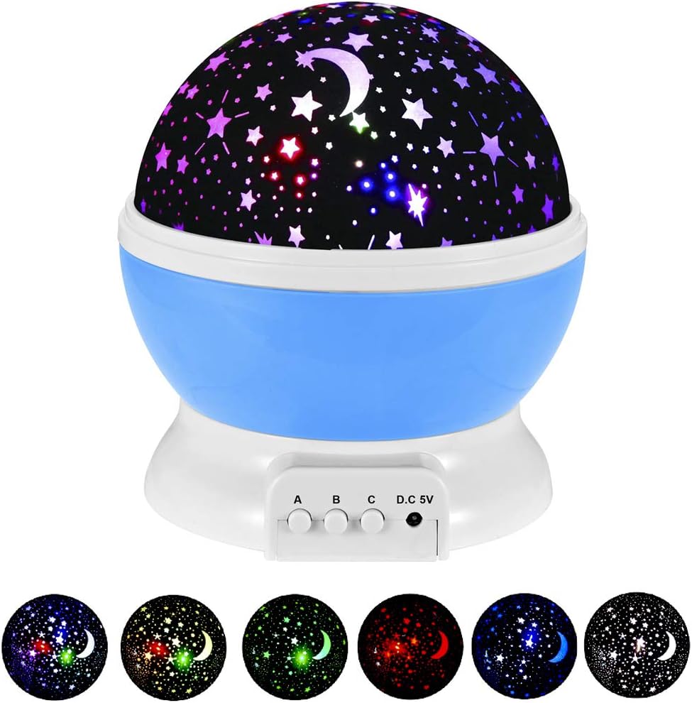 Star Night Light for Kids, Starry 