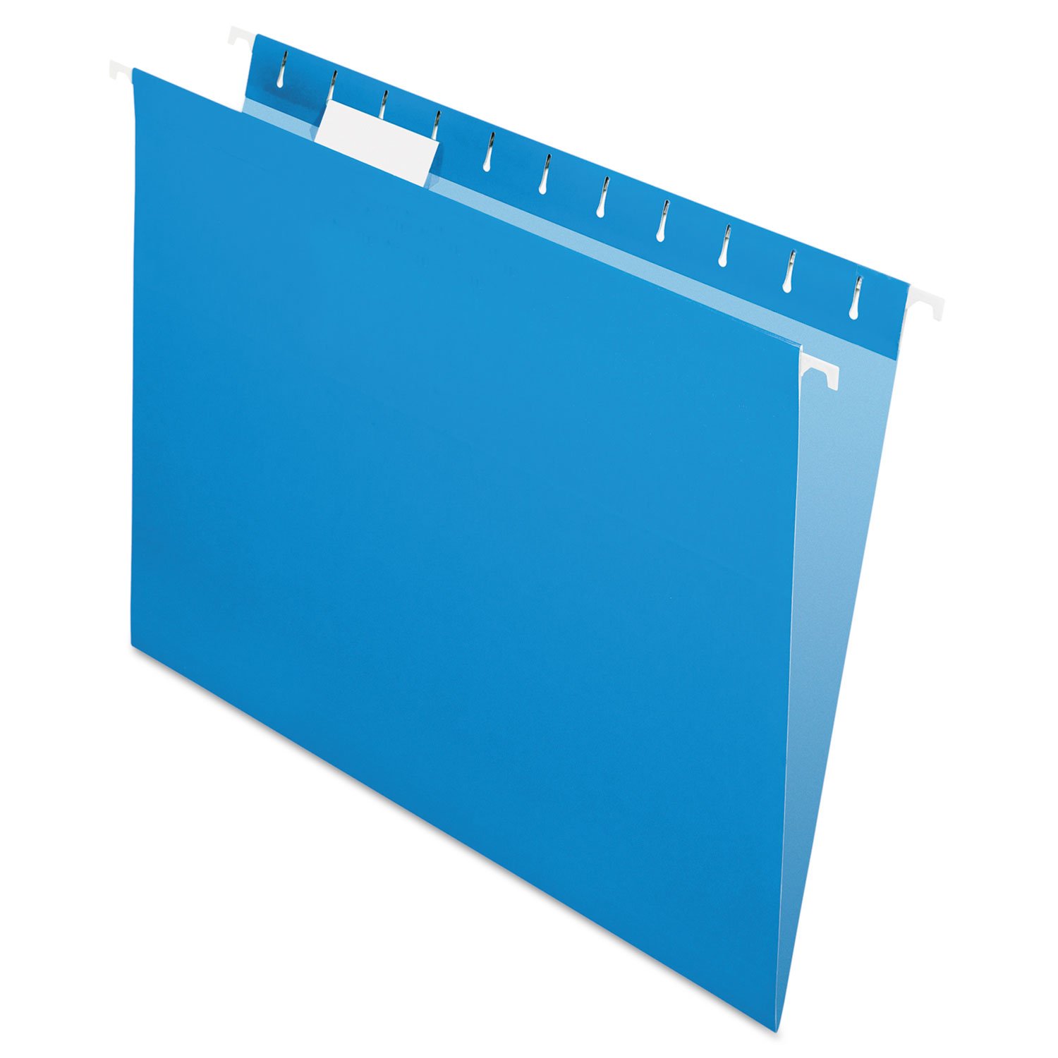 Pendaflex Recycled Hanging Folders, Letter Size, Blue, 1/5 Cut, 25/BX (81603) — image 1