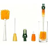 Baby Bottle Brush Cleaner,5 in 1 Water Bottle Cleaner Brushes for Cleaning
