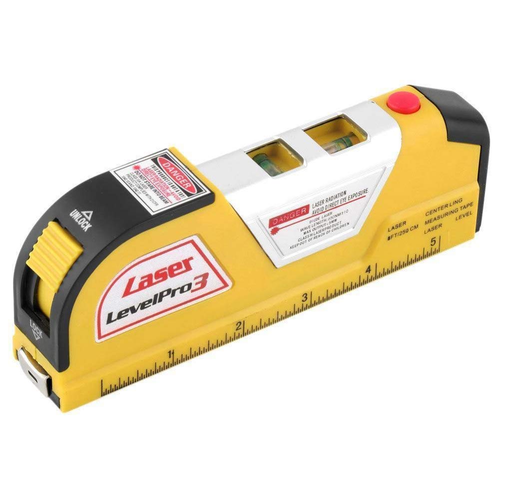 Instakart Laser Measurement Level Pro 3 With Built In Tape Measure
