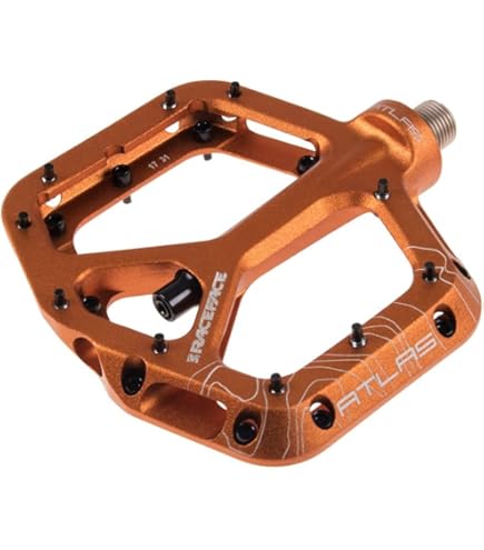 Amazon.com : Race Face Pedals Atlas Orange | Race Face Atlas