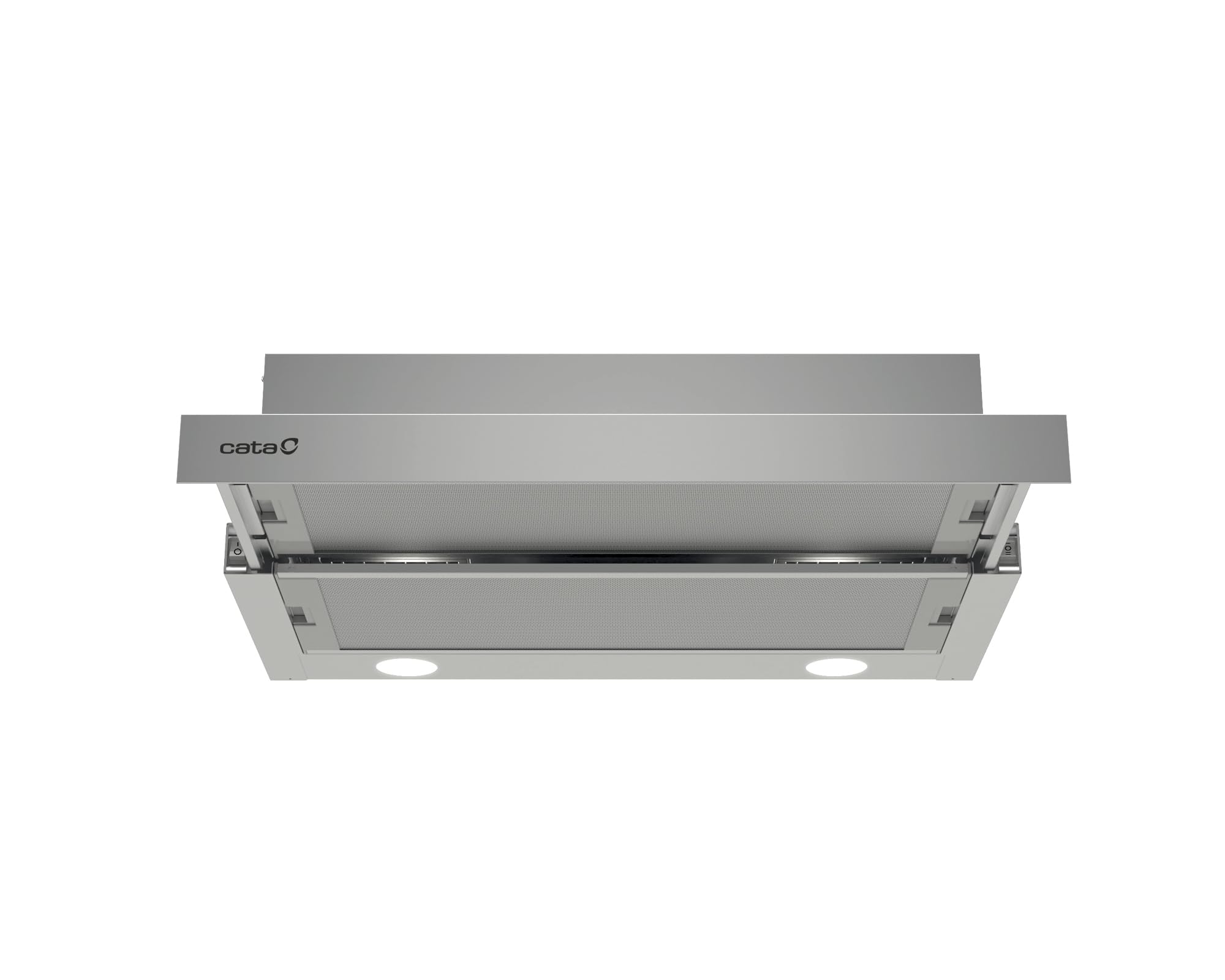 CATA | Extractor Hood | TF 2003 Model DURALUM 60 | 2 Extraction speeds | Cooker Hood 390m3/h - 150m3/h | Stainless Steel Finish