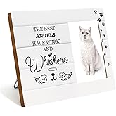 WXUMTM Memorial Gifts for Loss of Cat Sympathy Gift Pet Memorial Picture Frames Fits 4 X 6 Inch Photo Pet Loss Gifts for Pet Owner Photo Frame