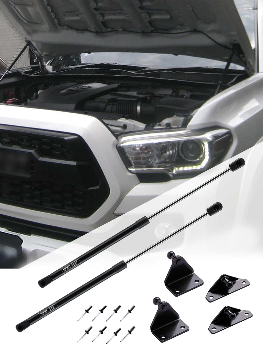 Photo 1 of Vepagoo Front Hood Struts fit Toyota Tacoma 2016-2023 Gas Shock Lift Supports Spring, 2Pcs