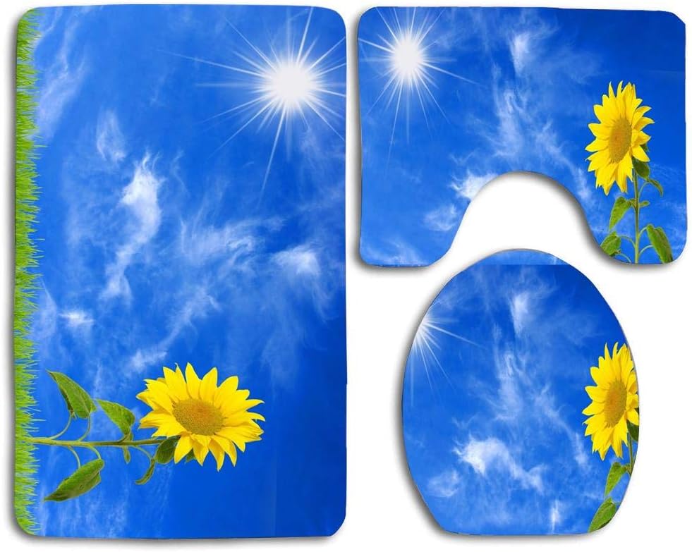 MusendoCustomPrints - Juego de 3 Alfombrillas de baño Antideslizantes