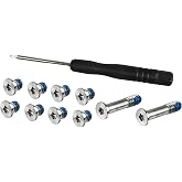Odyson - Bottom Case Screws + Screwdriver Kit (Pentalobe) Replacement for Apple MacBook Air 13" A1369, A1466 (2010-2017)