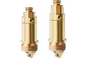 Karjiaja 2 PCS Replacement Sink Basin Bath Waste Click Clack Basin Pop Up Click Clack Brass Plug Bolt Spring Pop Up Plug Sink