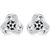 Baseball/Softball/Soccer/Pickleball Earrings 925 Sterling Silver Sport Stud Earrings Sport Jewelry Gifts for Women Lover Player