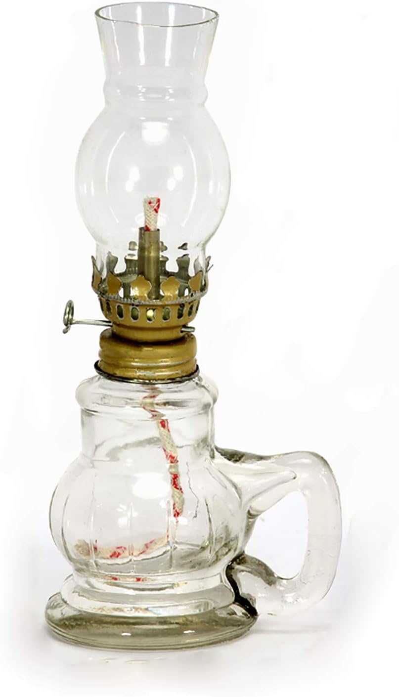 Oil Lamp Vintage Glass Kerosene Lamp Retro Nostalgia