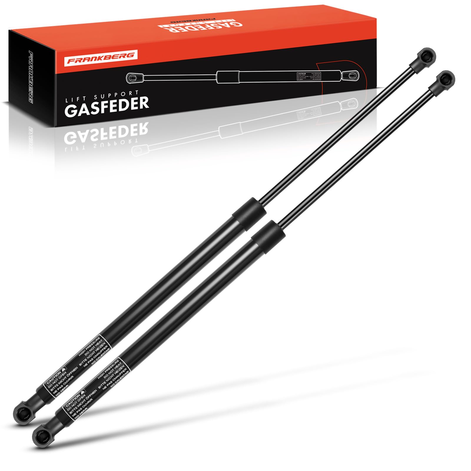 Frankberg 2x Gas Struts Rear Boot Tailgate Compatible with A.u.r.i.s_E15_ All Engine Hatchback 2006 2007 2008 2009 2010 2011 2012 Replace# 68960-02081