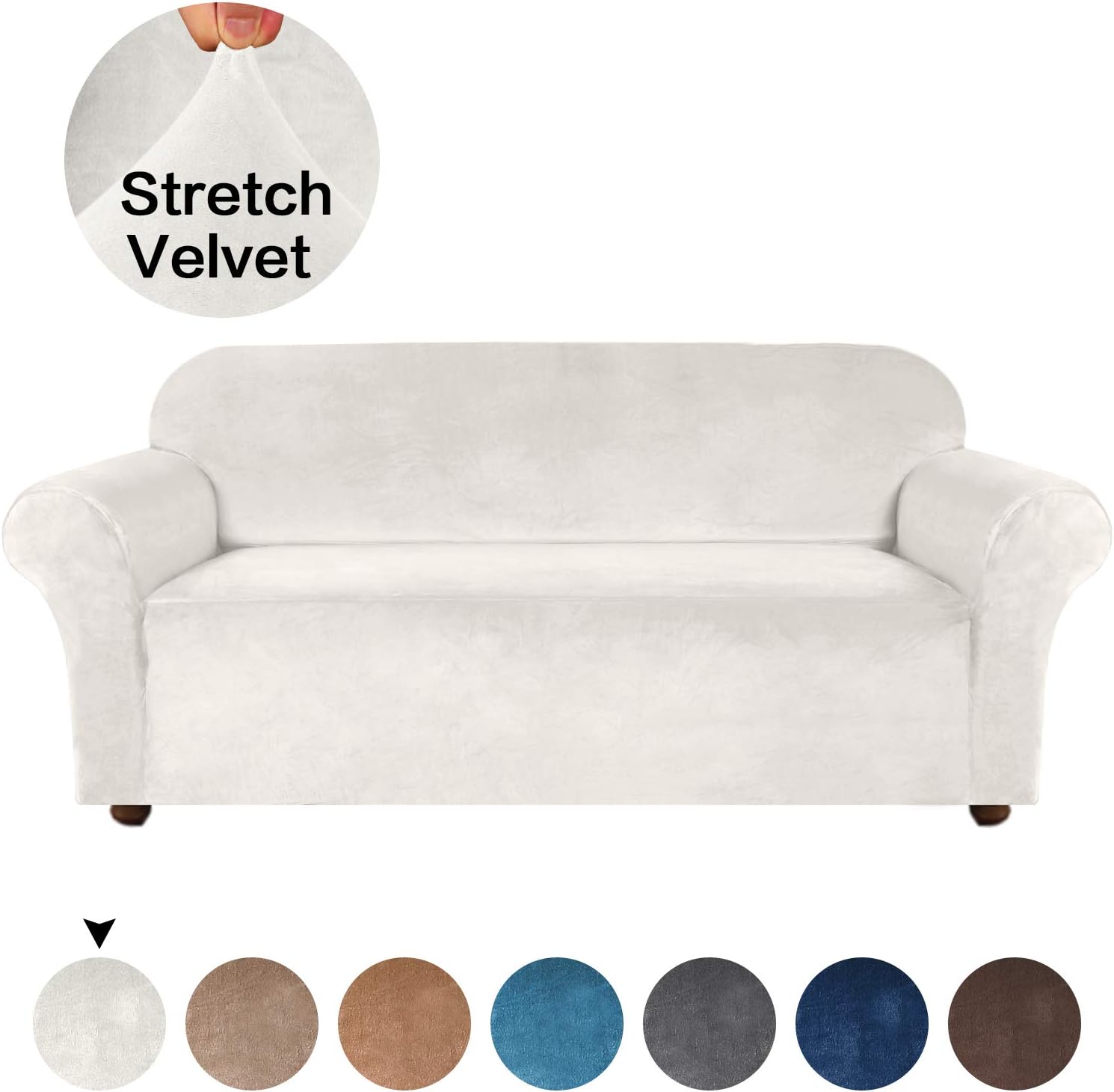 Best white velvet sofa cover