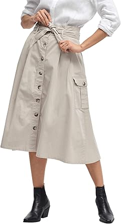 plus size khaki denim skirt