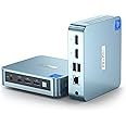 PELADN Mini PC, Intel N100(up to 3.4GHz),16GB DDR4/512GB SSD,Type-C/Dual HD,Mini Desktop Computer,4K/60Hz Triple-Display USB3.0/BT4.2/WiFi Mini Computers for Home Business