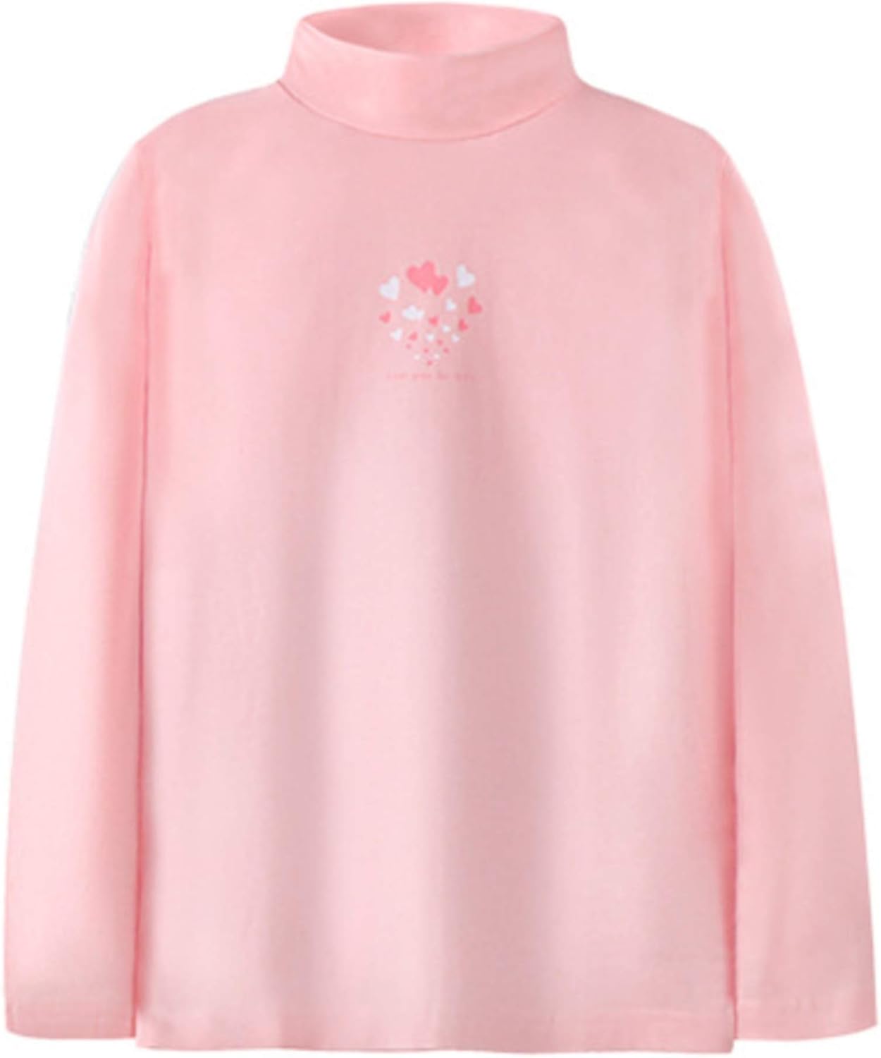 Girl Long Sleeve Tee Shirt Cotton Casual Winter Crewneck Basic Graphic T-Shirt 3 Packs Sets: Clothing