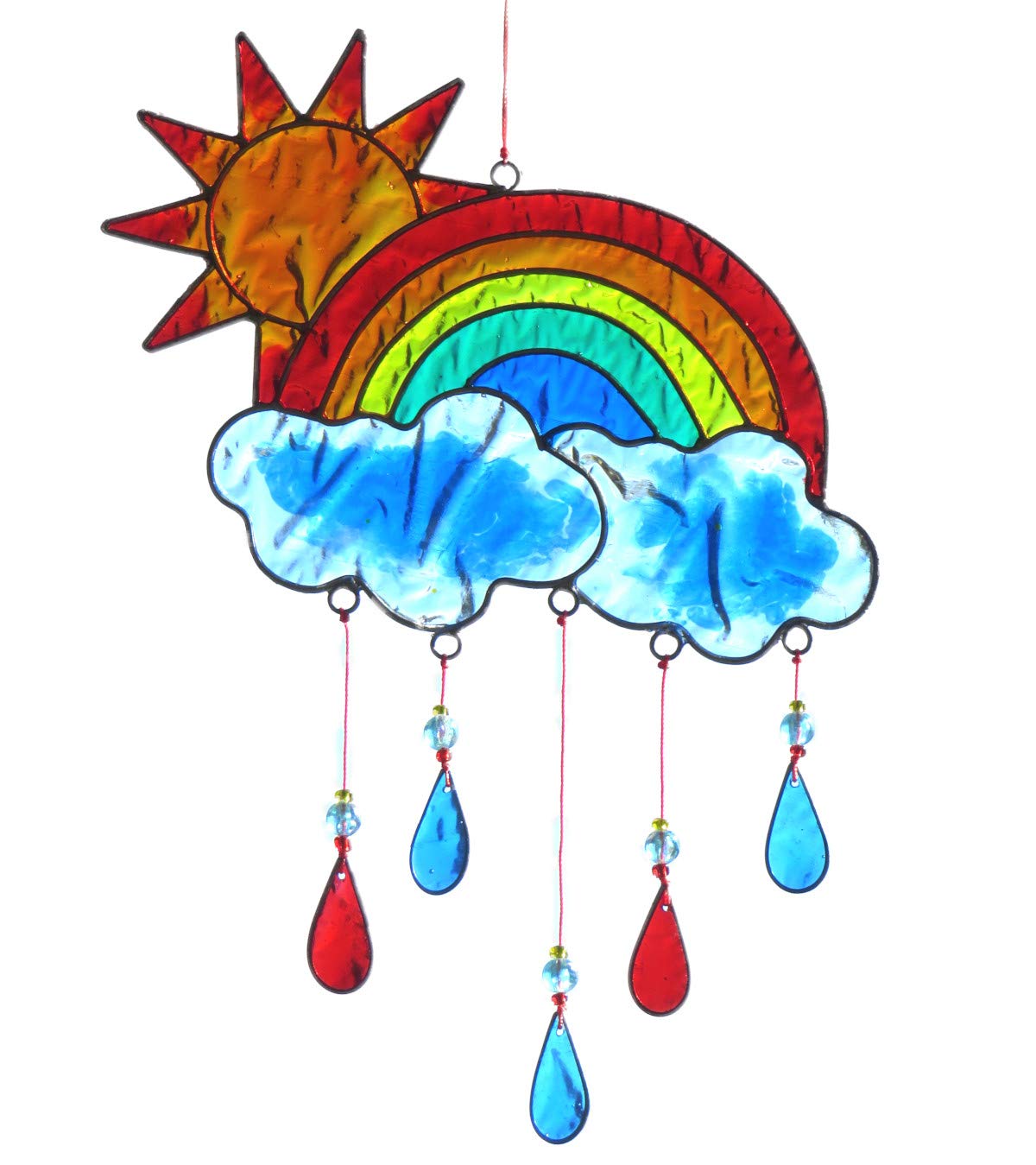 Purity Style Sun, Rainbow and Cloud Suncatcher