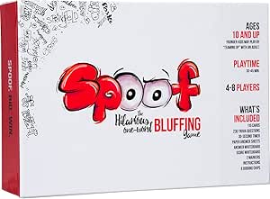 Spoof - The New Popular Hilarious Family Party Bluffing Board Game | for Adults &amp; Teens, Kids Ages 8-12 and Up | Fun Games for Game Night | Great Gift Idea