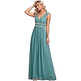 Ever-Pretty Women's Elegant V-Neck Sleeveless Formal Long Evening Dress 08697