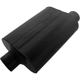 Flowmaster Super 40 Series Chambered Muffler &ndash; 3.00" Center In/Offset Out | Aggressive Sound, Aluminized Steel, Perfect for muscle Cars, Lifted Trucks, Street Rods, and High-Torque Builds (953047)