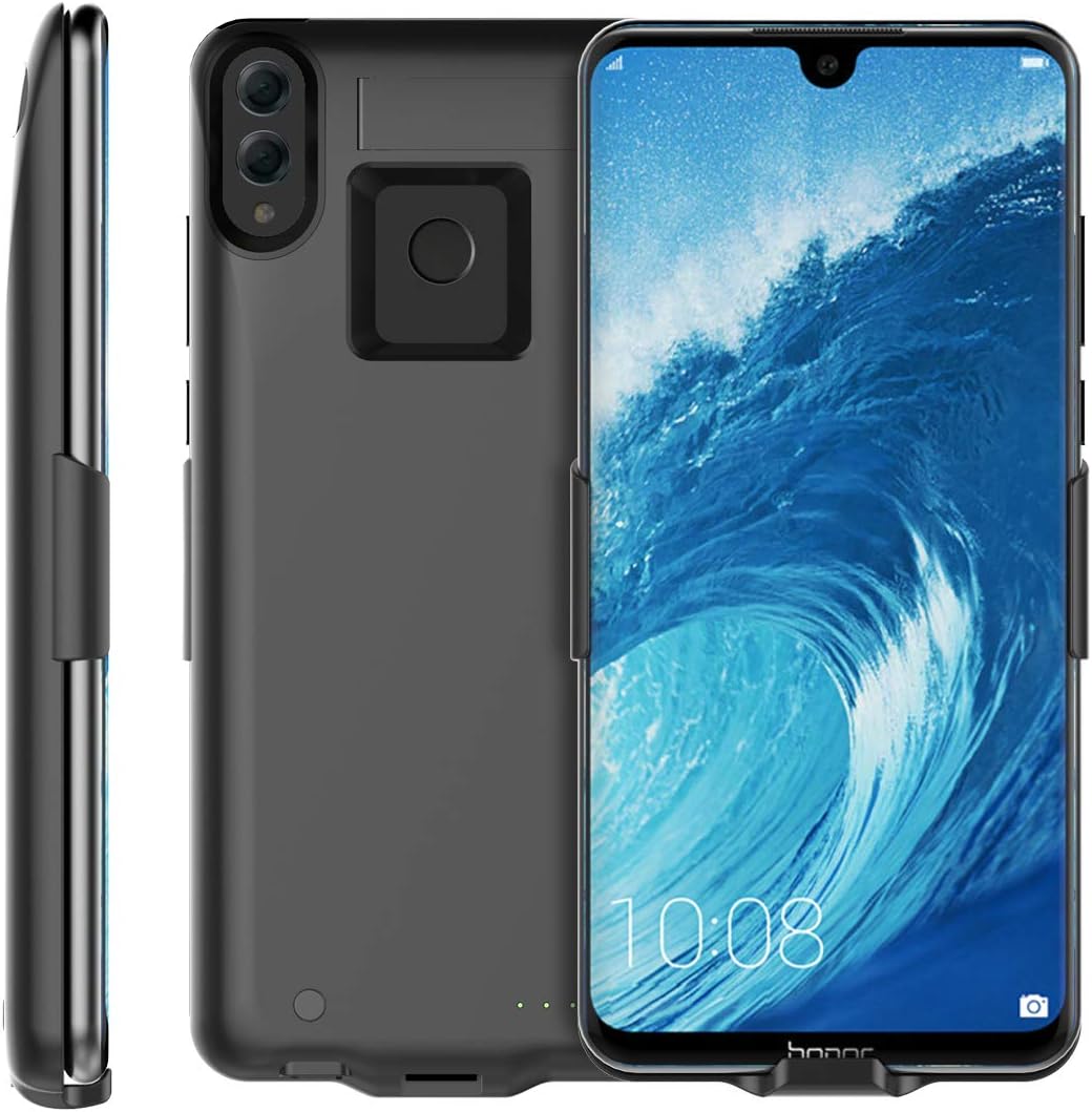Wendapai Case compatible with Huawei Honor 8X Max Battery Case Slim Rechargable Backcover Shock Absorption Protective Portable Charging Case for Case compatible with Huawei Honor 8X Max (