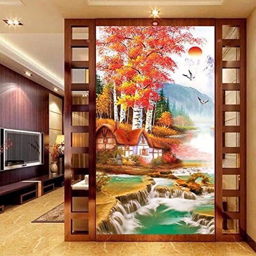 Amazon Com Smartcoco 5d Diy Diamond Painting Redwood Wall Sticker