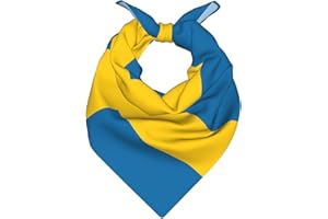 JZQZH Swedish flag Bandanas Versatile Fashionable Soft Commuting Minimalist Design for Dating Travel Wearing