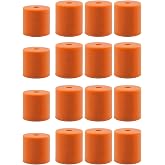 3DMAN Heatbed Silicone Leveling Column, Solid Bed Mounts 12 PCS 18mm+ 4 PCS 16mm Stable Hotbed Tool Heat-Resistant Silicone Buffer for 3D Printers (16 PCS)