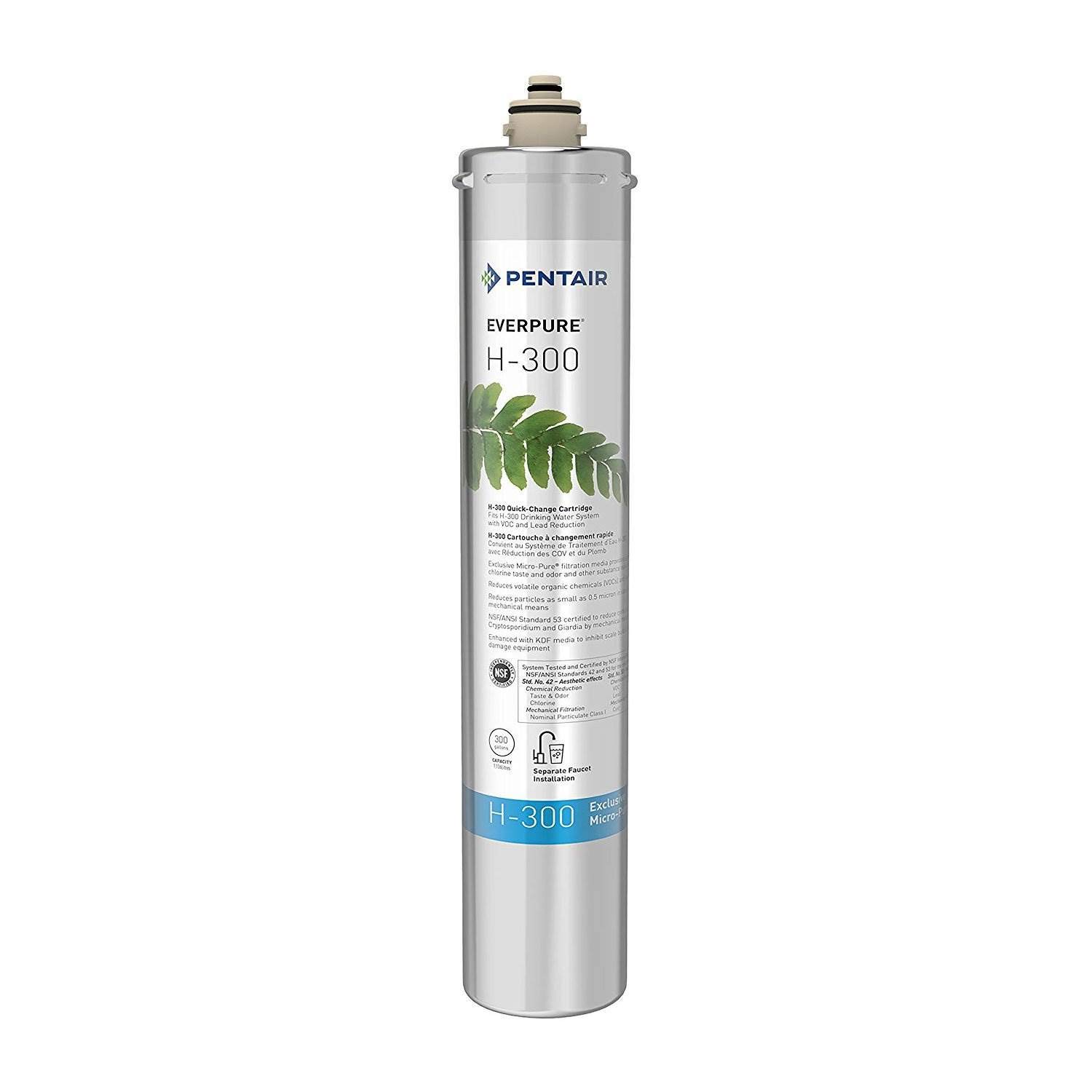 Everpure Pentair H300 Undersink Water Filter Replacement Cartridge