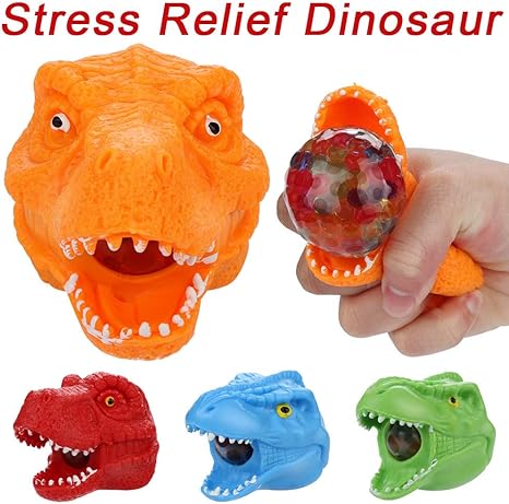 Amazon Tichan カワイイ スポンジ ビーズ レインボーボール おもちゃ スクイーズおもちゃ ストレスリリーフ 恐竜のおもちゃ 恐竜バブルボール 減圧おもちゃ パズルおもちゃ プレゼント ストレス解消 おもちゃ雑貨 おもちゃ