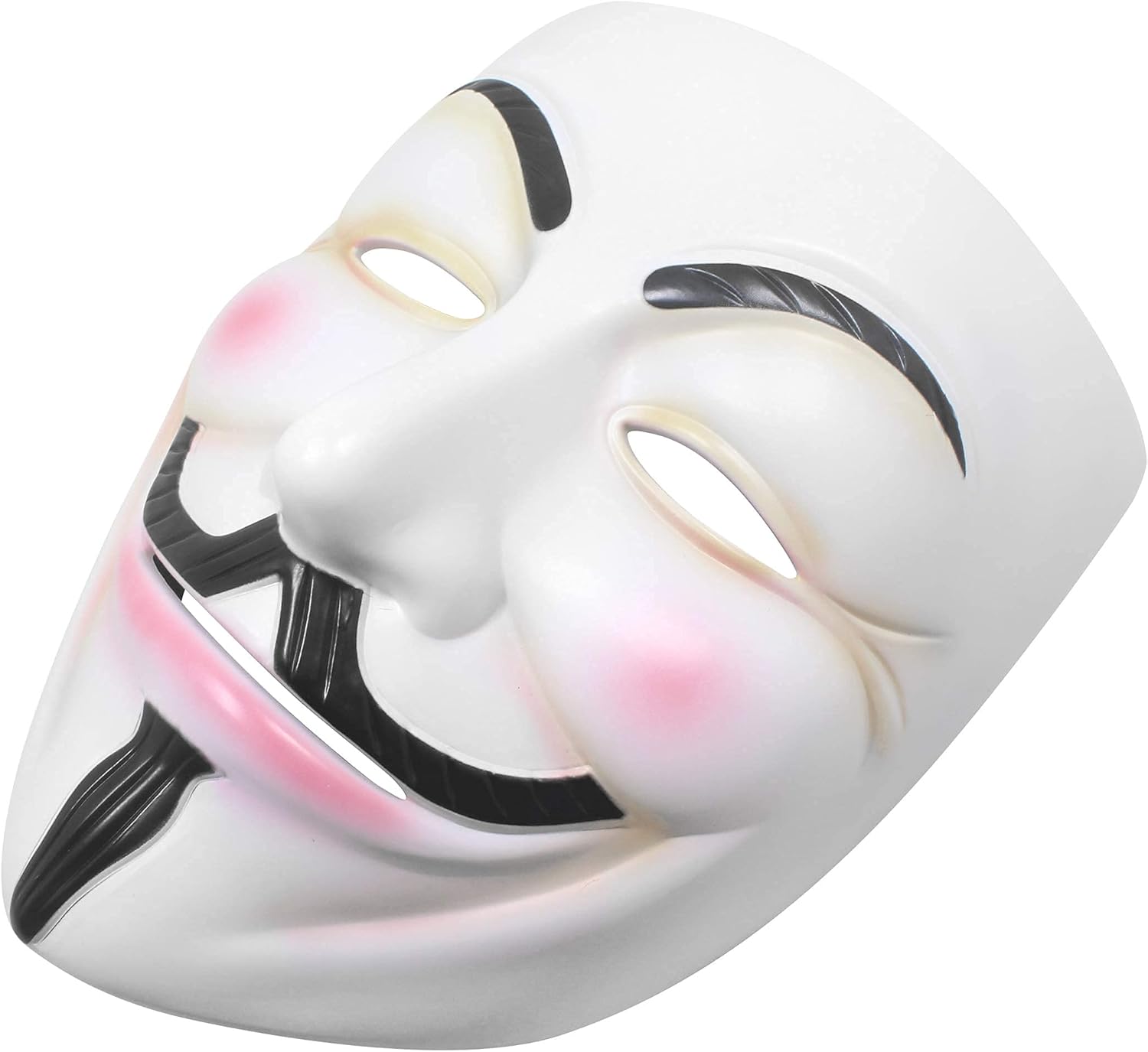 Udekit Hacker Mask V for Vendetta Mask Halloween Cosplay Costume Party Props White - Image 5