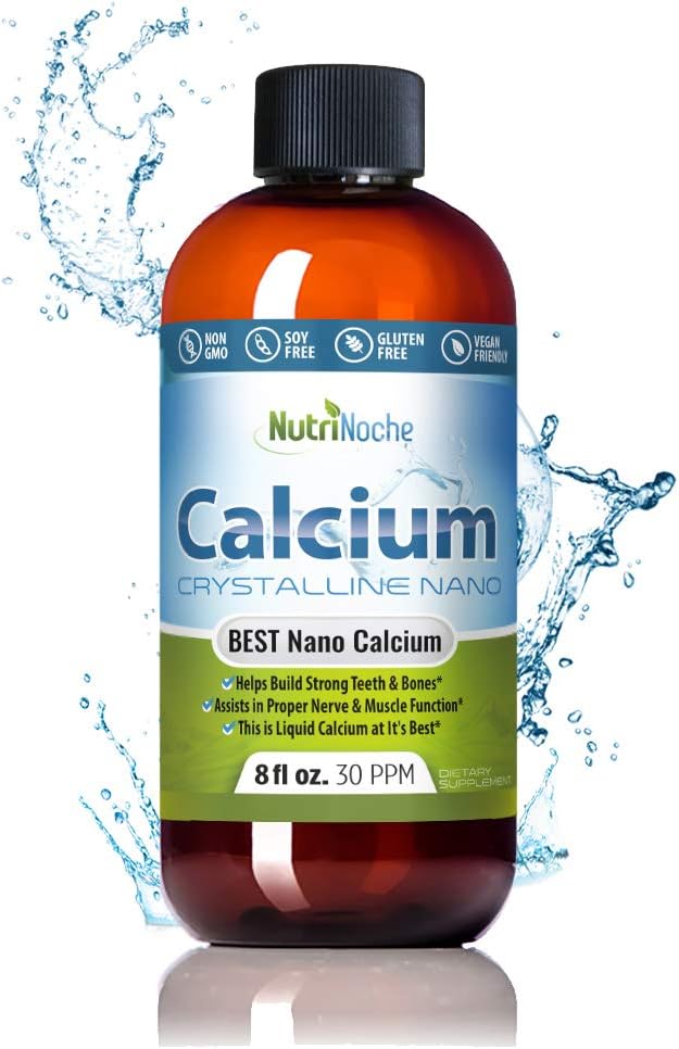 NutriNoche Liquid Calcium Supplement - 30 PPM of Colloidal Liquid Calcium - Best Calcium Supplement: Health & Personal Care