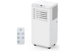 14,000 BTU Portable Air Conditioner Cools Up to 750 Sq.Ft, 3-IN-1 Quiet Portable AC Unit with Remote Control & Installation K