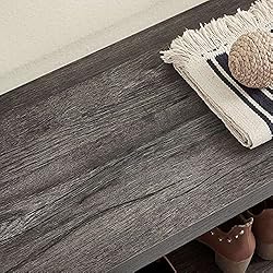 EXCEFUR Shoe Bench, Industrial Entryway Bench with