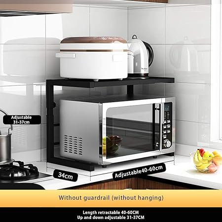 JIAXRACK Horno Microondas,telescópico 2 Capas Múltiples ...