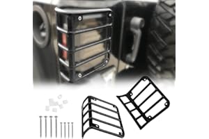 Taillight Cover Compatible with 2007-2017 Jeep JK Wrangler Tail Light Guards Cover, Lights Cover, JK Rear Light Protector, JK