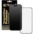 RHINOSHIELD Screen Protector Compatible with [iPhone 15 Pro] | 9H 3D Curved Edge to Edge Tempered Glass - Full Coverage Clear and Scratch Resistant Screen Protection